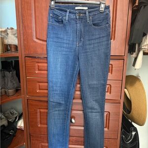 721 High Rise Skinny Levi's Dark Blue Size27